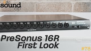 Video thumbnail for PreSonus StudioLive 16R Review Pt. 1 - Unboxing & First Look by DcSoundOp