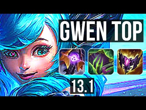 GWEN vs NASUS (TOP) | 4/1/7 | EUW Diamond | 13.1