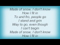 Barenaked Ladies - Snowman Lyrics