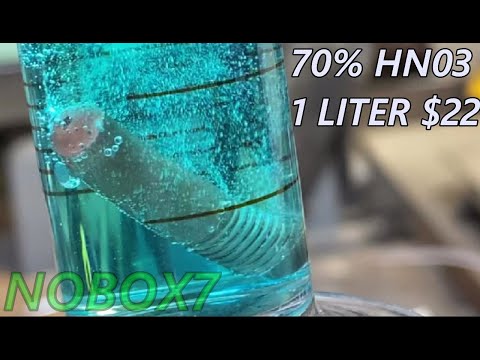 Berkyland Eyed reactor MAKE 70% NITRIC ACID FOR $22/LITER