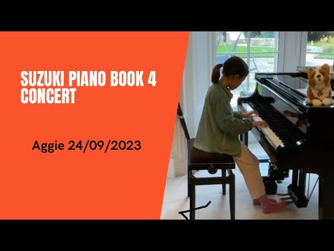 Aggie's Suzuki Piano Book 4 Concert 24/09/23