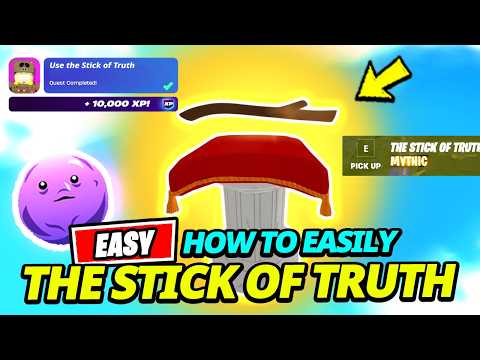 How to EASILY Find & Use the Stick of Truth - Fortnite South Park Quest