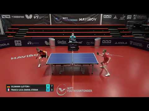 Lleyton Ullmann (GER) vs Luca Trascu (FRA) | U15 Grp | 2021 WTT Youth Contender Havirov