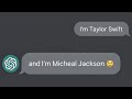 Telling CHATGPT That I M Taylor Swift