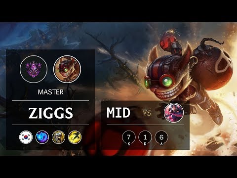 Ziggs Mid vs Irelia - KR Master Patch 9.20