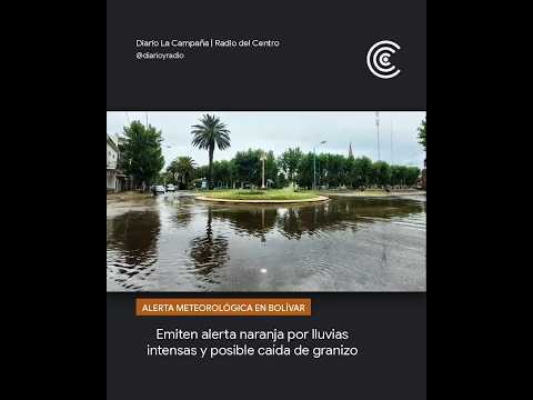 Emiten alerta naranja por lluvias intensas y posible caída de granizo | Bolívar