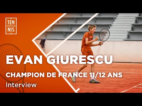 Evan Giurescu champion de France 11/12 ans | FFT