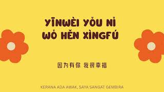 Download lagu Lirik Lagu : Baba Mama Xiexie Ni《爸爸妈妈谢谢你》拼音歌词 Speed 0.9x mp3