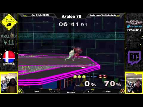 Avalon VII - Amsah (Sheik) vs LLL.Jeapie (C. Falcon) - SSBM Singles Losers Final
