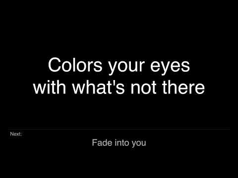 Fade Into You thumbnail
