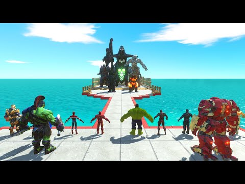 Epic Godzilla Evolution vs. Superhero Team Battle - You Won’t Believe Who Beats Godzilla - ARBS