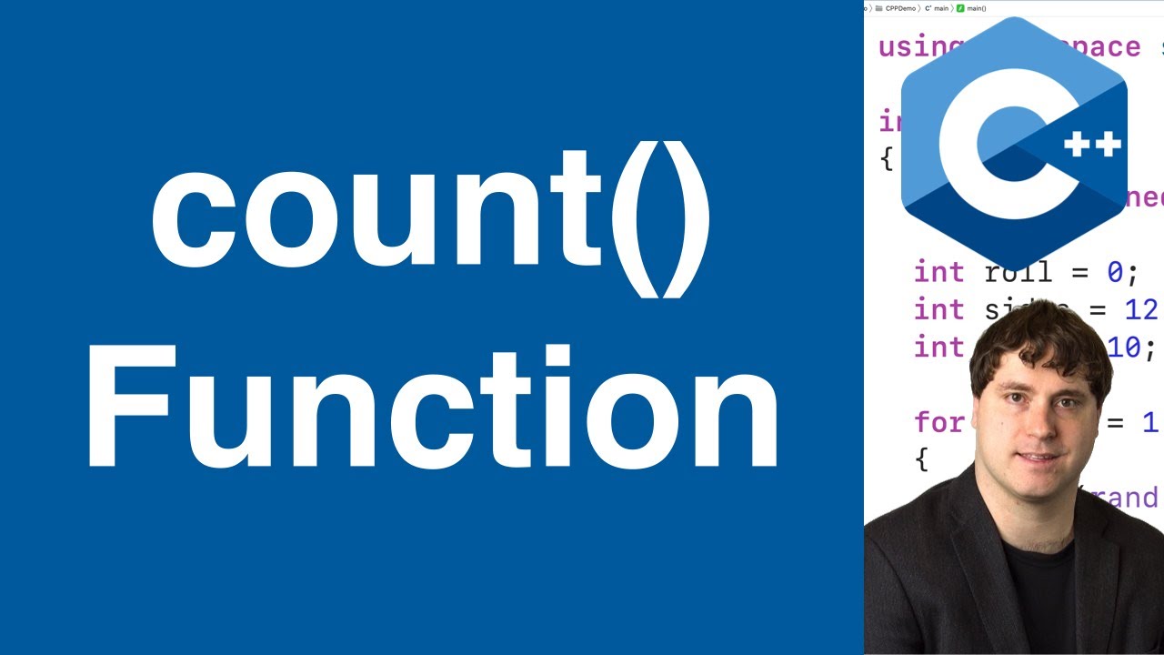 count() Standard Library Function | C++ Tutorial