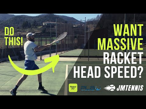TENNIS FOREHAND: How to Improve Racket Head Speed I JM Tennis - Online Tennis Training Programs