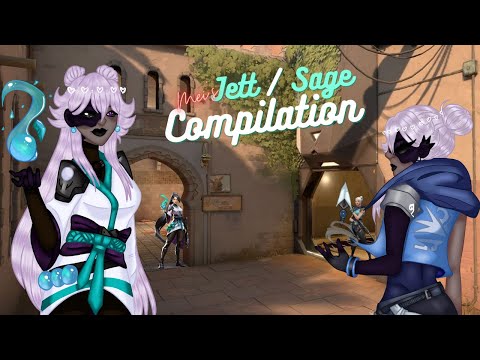 Mei Plays Jett and Sage | Valorant Compilation