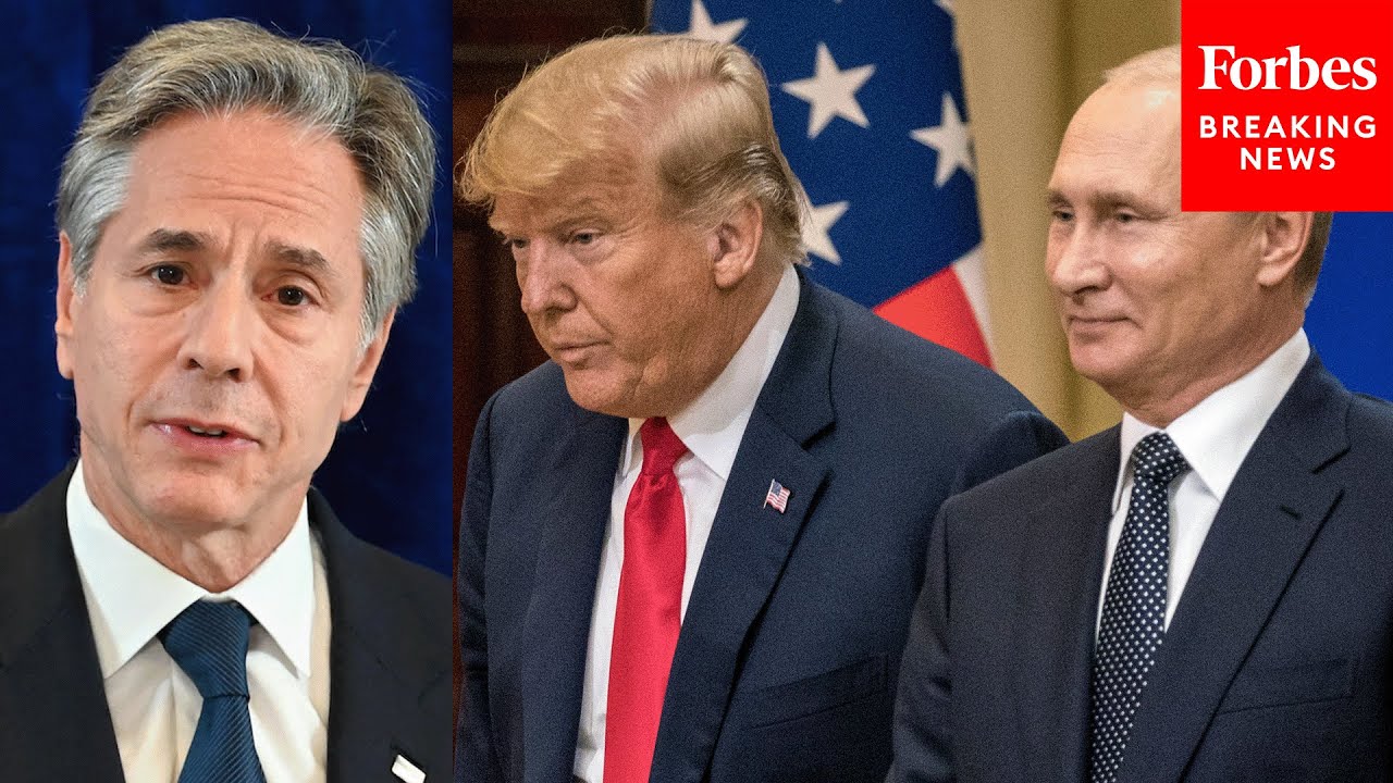 Sec. Blinken Responds To Reports Of Trump Holding Private Calls With Putin