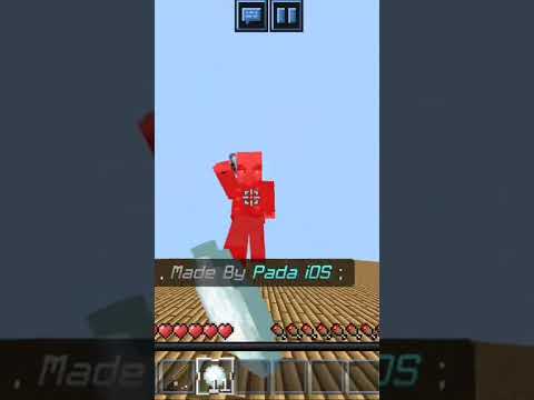 my best mobile combo in pada ios's training map #minecraft  #mcpe #shorts  #combo  #pvp #padaios