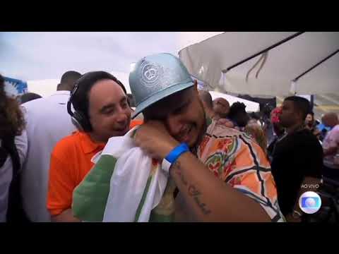 Momento em que a Imperatriz Leopoldinense é Campeã do Carnaval do Rio 2023💚🤍