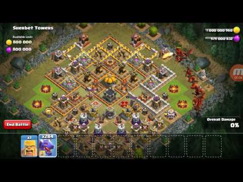 Coc private server 300 dragon attack 👌👌👌