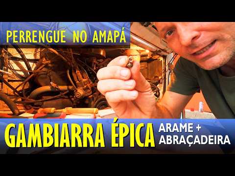 T4:EP14 GAMBIARRA ÉPICA: Salvamos a Kombi com Arame e Abraçadeira!