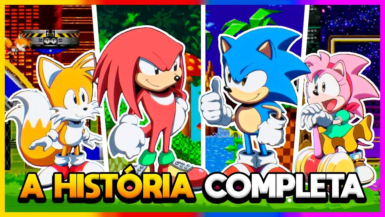 A HISTÓRIA COMPLETA DA ORIGEM DE SONIC ( RESUMO )