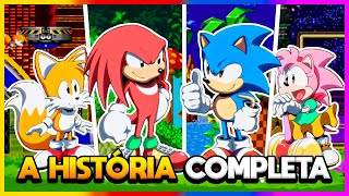 A HISTÓRIA COMPLETA DA ORIGEM DE SONIC ( RESUMO )