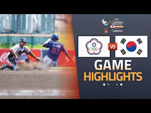 HIGHLIGHTS | Chinese Taipei vs Korea | WBSC U-18 Baseball World Cup 2025