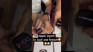 Apple logo code😳⌚️ | boat and firebolt 💯✅ #smartwatch #shorts