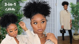 3-in-1 GRWM: NATURAL HAIRSTYLE, SOFT GLAM MAKEUP, AND OUTFIT (Zara &amp; Fashion Nova) | Chev B.
