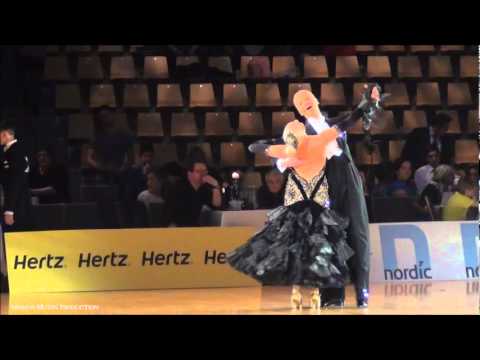 Aarhus 2012 - WDSF Open Adult Standard - solo English Waltz - Markus Hirvonen & Mariia Hirvonen