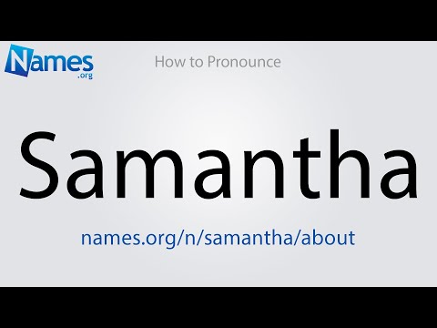 YouTube video about: How do you say samantha in spanish?