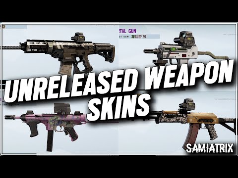 Unreleased Weapon Skins - Rick & Morty Skin, Sau Siege Skin, Battle Pass Skin - Rainbow Six Siege