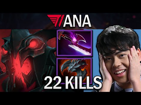 Shadow Fiend Dota 2 7.32 Gameplay T1.Ana with 22 Kills and Silveredge #dota2 #dota2gameplay