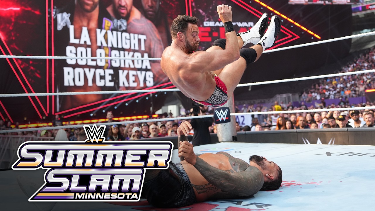 LA Knight, Solo Sikoa & Royce Keys vs. Jacob Fatu & The Usos: SummerSlam 2026 highlights