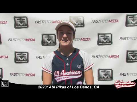 2023 Abi Pikas Speedy Slapper and Outfield Softball Player Skills Video - AASA Pikas