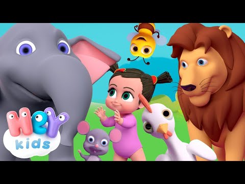 Sons de animais para crianças | Som dos animais infantil | HeyKids em Português