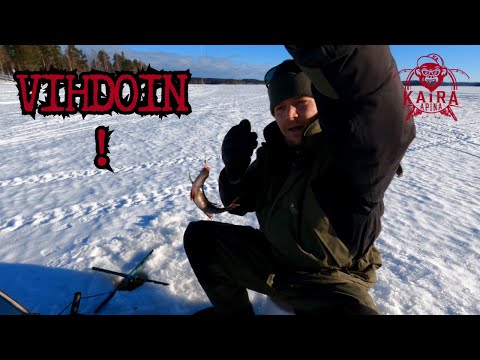 Talven pilkkikausi auki! Vihdoin!