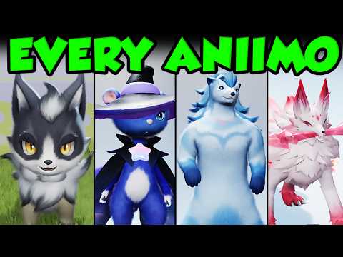 ALL 62 ANIIMO + RARE ANIIMO FORMS - FULL ANIIMO DEX!