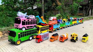 Download lagu WADIDAW !! Mobil Truk Tronton Panjang Bongkar Mainan Mobil Mobilan Truk Molen, Truk Pasir, Excavator mp3