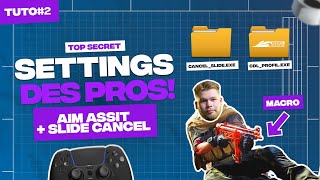 LES PARAMÈTRES DES JOUEURS PROS WARZONE (Slide cancel/Aimassist) #TUTO2
