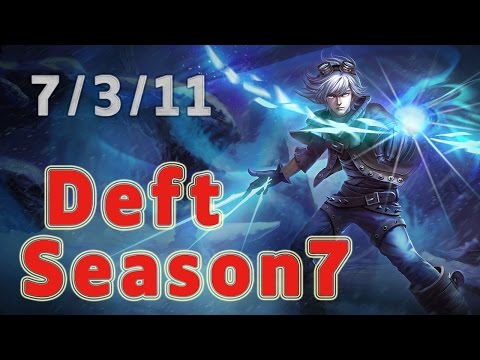 KT Rolster Deft Ezreal ADC vs Ashe Patch 7.7