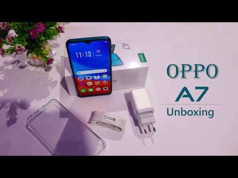 Oppo A7 Unboxing Pakistan | Oppo A7 Waterdrop Notch and Big Battery Video