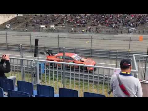 DTM Norisring 2018 Rene Rast Q1 Crash