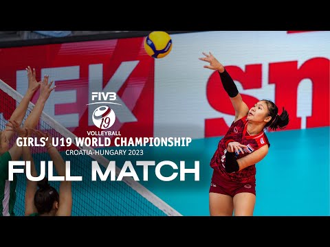 BUL🇧🇬 vs. THA🇹🇭 -Full Match | Girls' U19 World Championship | Playoffs