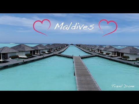 Maldives | Paradise Island Resort | Travel by Drone 4k