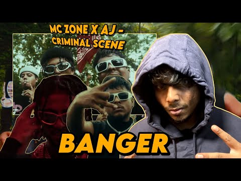 MC ZONE X AJ - CRIMINAL SCENE ( OFFICIAL MUSIC VIDEO ) | REACTION |