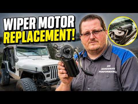 Overland Project Jeep YJ Windshield Wiper Motor Replacement | Lower Front Windshield