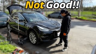 My 2020 Tesla Model 3 Left Me Stranded! ABS Light On & Traction Control Disabled