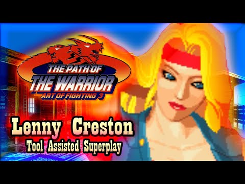 【TAS 】ART OF FIGHTING 3 THE PATH OF THE WARRIOR \ RYUUKO NO KEN 3 - LENNY CRESTON (WITH RED LIFE)