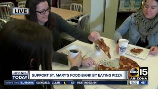 Buy Barro's Pizza, support St. Mary's Food Bank