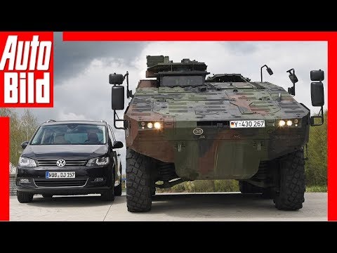 KMW Boxer vs. VW Sharan - Let's compare extremes